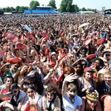 Miles de personas en el concierto celebrado en Hyde Park con motivo de los JJ.OO de Londres 2012