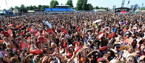 Miles de personas en el concierto celebrado en Hyde Park con motivo de los JJ.OO de Londres 2012