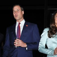 El Príncipe Guillermo y Kate Middleton en la ceremonia de inauguración de los Juegos Olímpicos