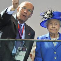 La Reina Isabel II en una competición de Londres 2012