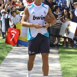 Cristiano Ronaldo durante la pretemporada del Real Madrid en Los Ángeles