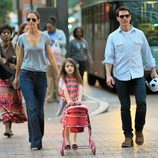 Tom Cruise y Katie Holmes, día familiar con su hija Suri