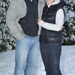 Zara Phillips y Mike Tindall el día que anunciaron su compromiso