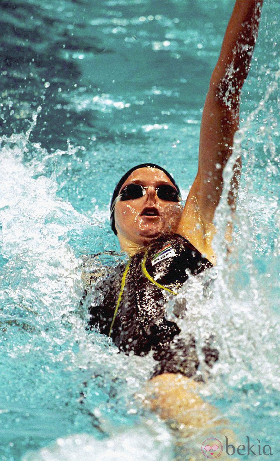 Charlene Wittstock en una competición de natación de Sidney 2000