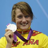 Mireia Belmonte, medalla de plata en 200 metros mariposa en Londres 2012