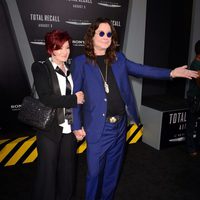 Sharon y Ozzy Osbourne en el estreno de 'Desafío total' en Los Angeles