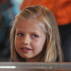 La Infanta Leonor en el tren de Sóller en Mallorca