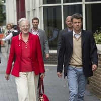 La Reina Margarita y Federico de Dinamarca en Londres 2012
