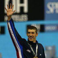 Michael Phelps a los 18 años