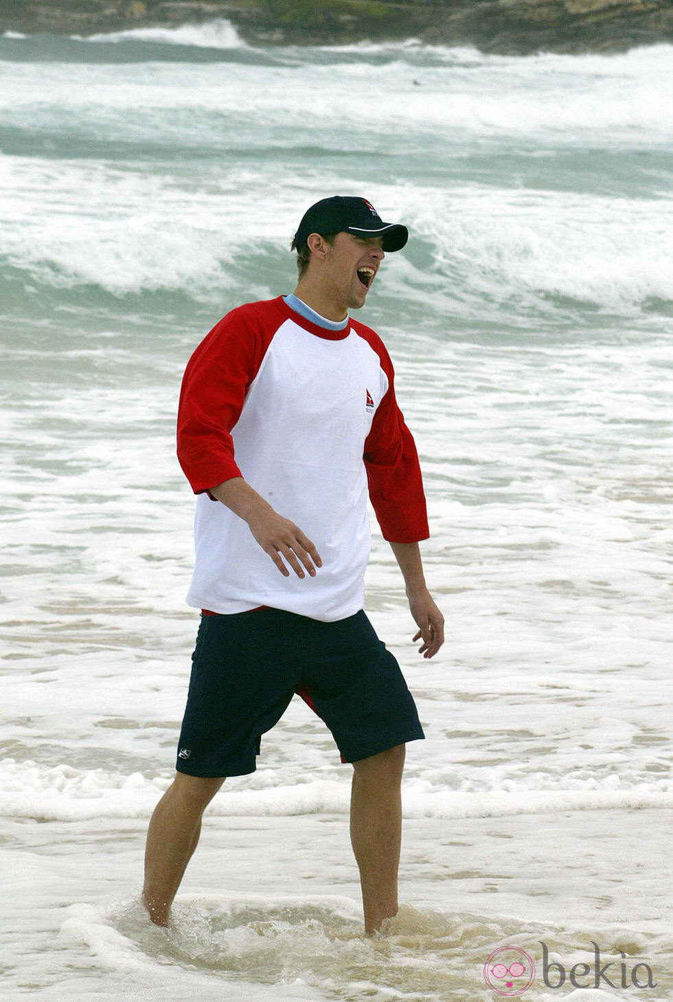 Michael Phelps en Bondi Beach en 2003