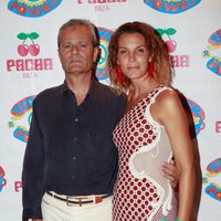 Mar Flores y Javier Merino en la fiesta Flower Power de Ibiza 2012