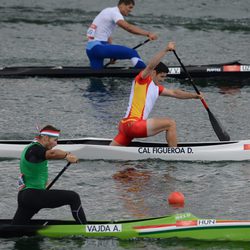 David Cal en las aguas de Eton Dorney en los Juegos Olímpicos de Londres 2012