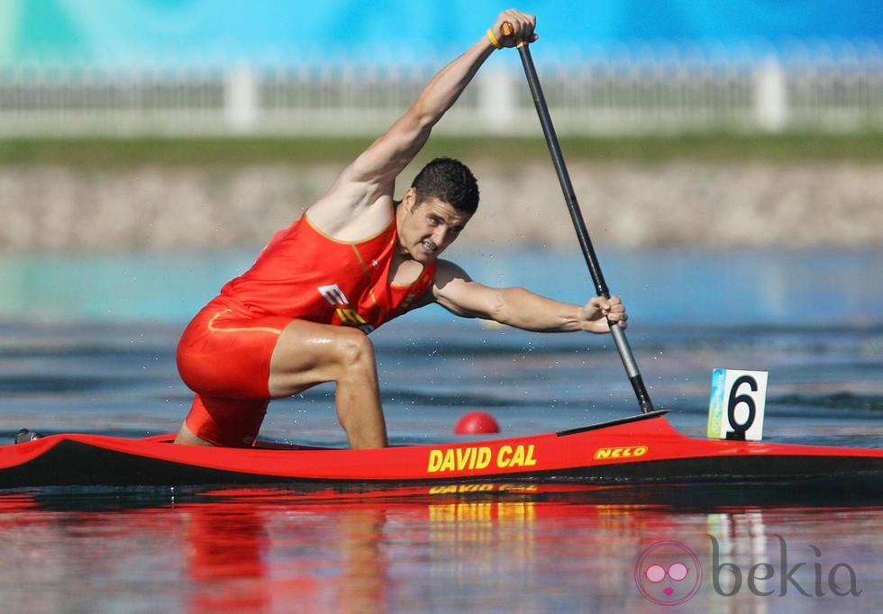 David Cal compitiendo en los Juegos Olímpicos de Pekín 2008