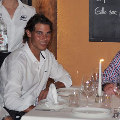 Cena del Rey Juan Carlos y Rafa Nadal en Mallorca