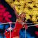 Geri Halliwell durante la clausura de los Juegos Olímpicos