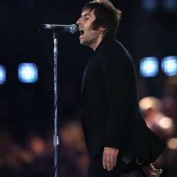 Liam Gallagher durante la clausura de los Juegos Olímpicos