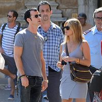Jennifer Aniston y Justin Theroux de vacaciones en Roma