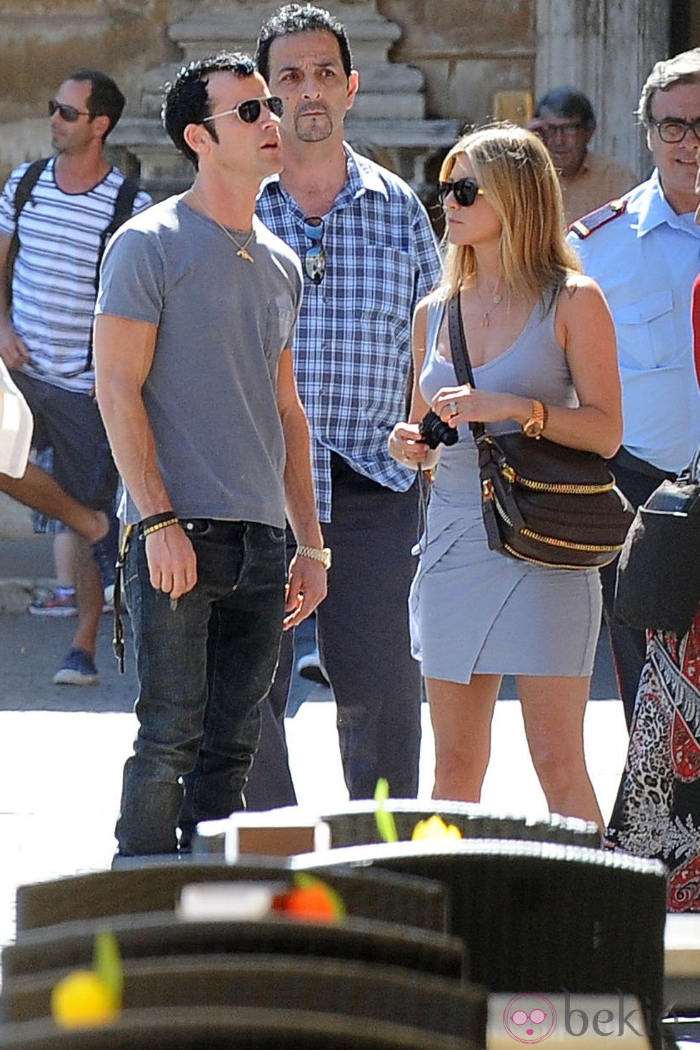 Jennifer Aniston y Justin Theroux de vacaciones en Roma