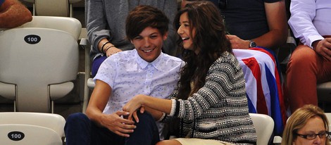 louis tomlinson and eleanor calder at the olympics
