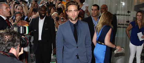 Robert Pattinson durante la promoción de 'Cosmopolis'