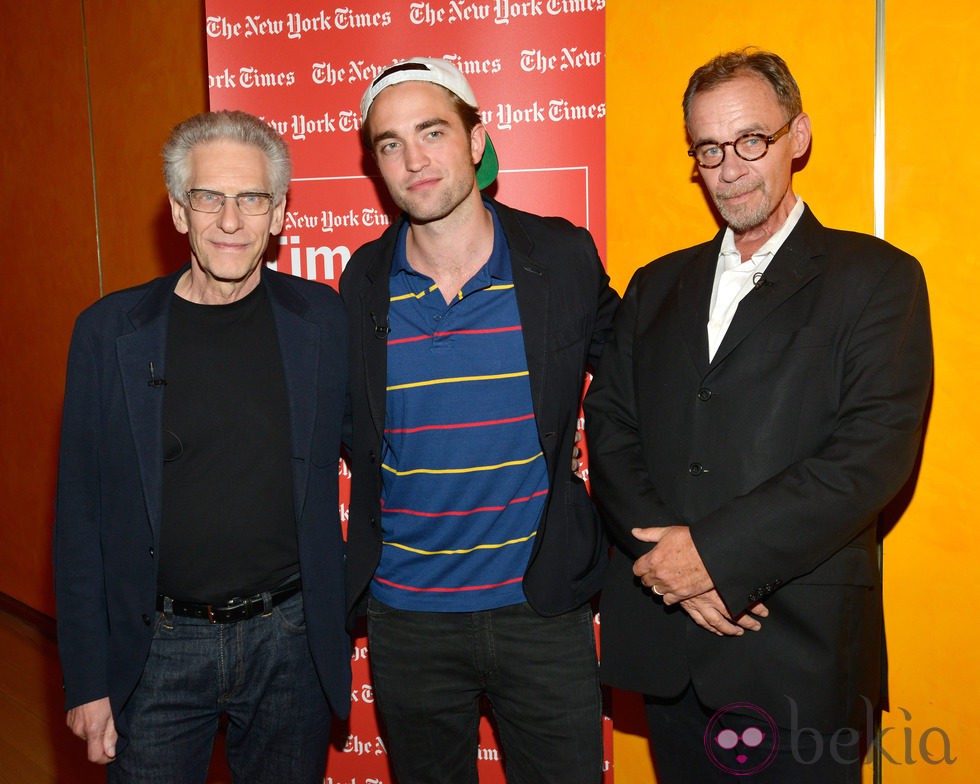 Robert Pattinson, David Cronenberg y David Carr