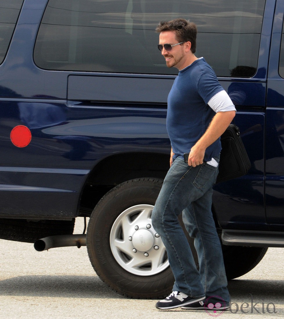 Robert Downey Jr. en el rodaje de 'Iron Man 3'