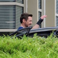 El actor Robert Downey Jr. durante el rodaje de 'Iron Man 3'