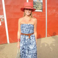 Fiona Ferrer en una corrida de toros en Sotogrande