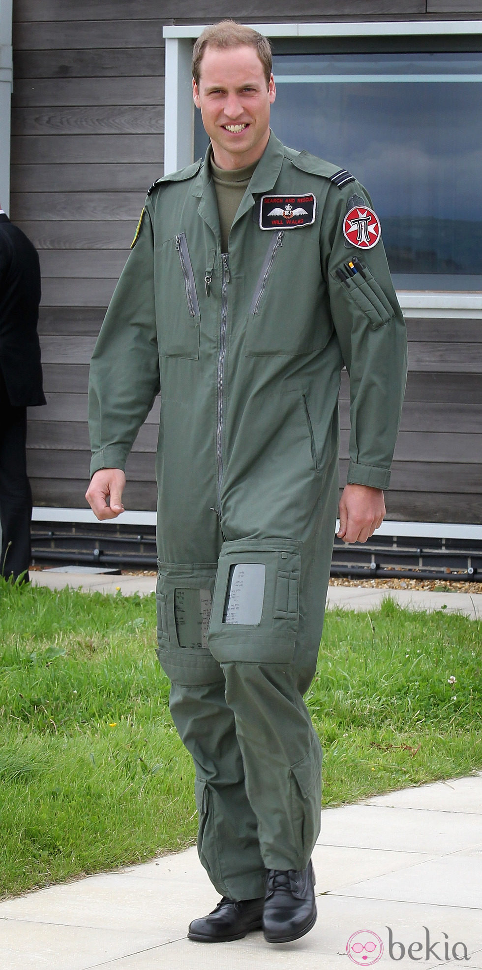 El Príncipe Guillermo con el uniforme de la RAF