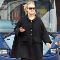 Adele paseando por Londres antes de anunciar su embarazo