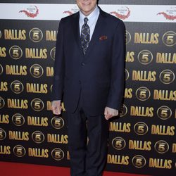 Larry Hagman en la promoción de 'Dallas' en Londres