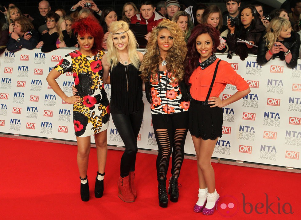 El grupo Little Mix en los National Television Awards 2012