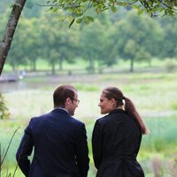 Victoria y Daniel de Suecia, dos enamorados en la inauguración del 'sendero del amor'