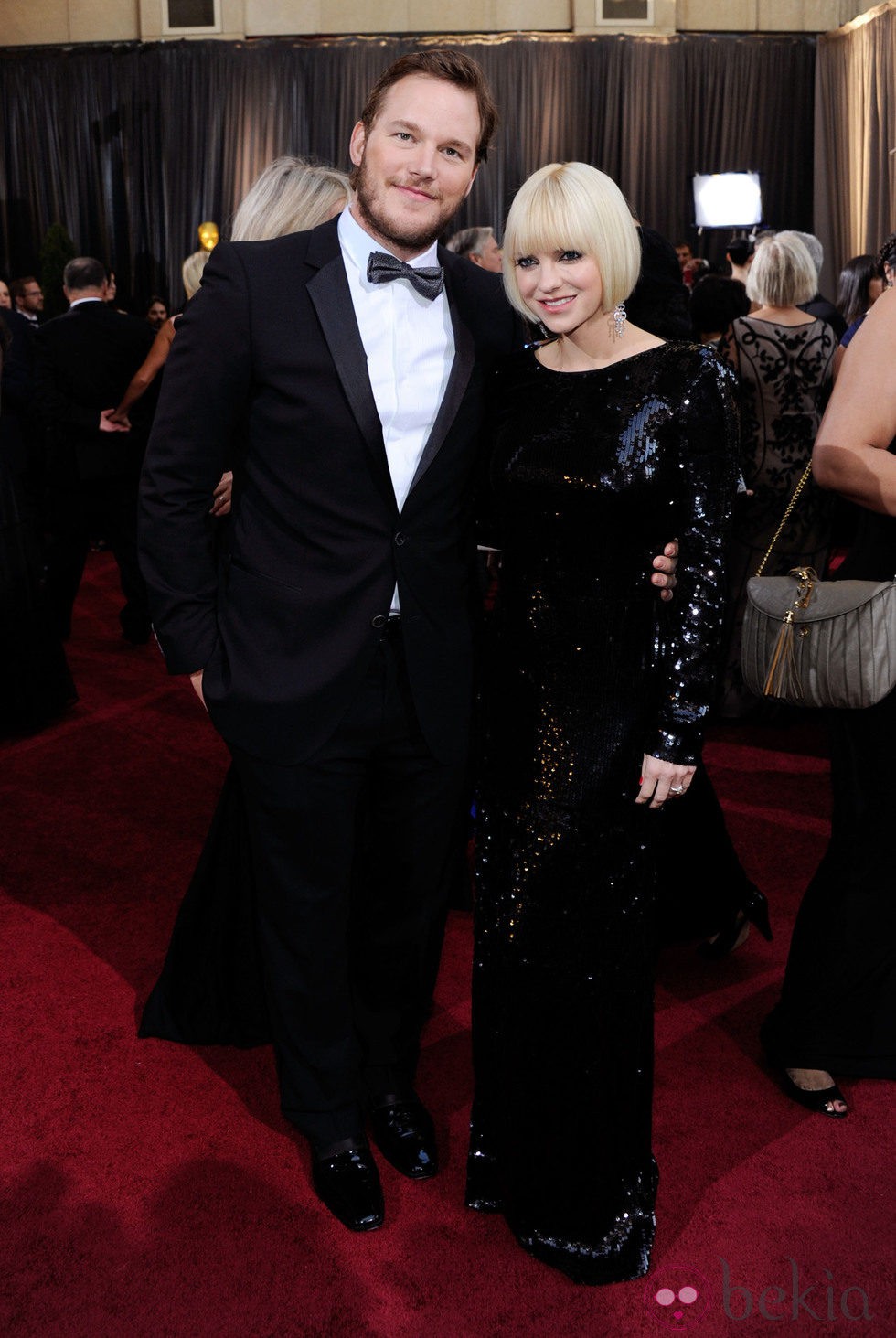 Anna Faris y su marido Chris Pratt en Hollywood