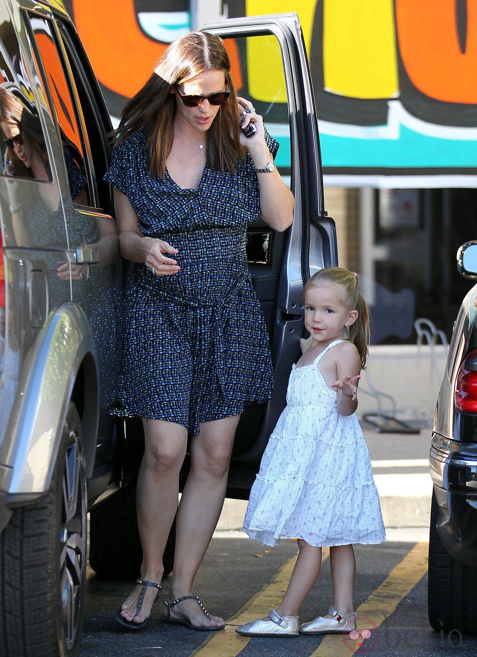 Jennifer Garner con su hija Seraphina Affleck en Los Ángeles