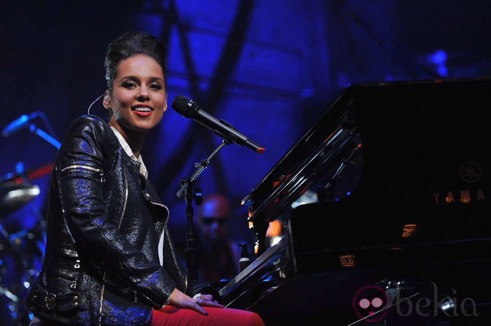 Alicia Keys en una actuación de 2012 en Nueva York