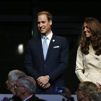 Los Duques de Cambridge muy sonrientes en la apertura de los Juegos Paralímpicos de Londres 2012