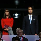 David y Samantha Cameron y los Duques de Cambridge en la apertura de los Paralímpicos de Londres 2012