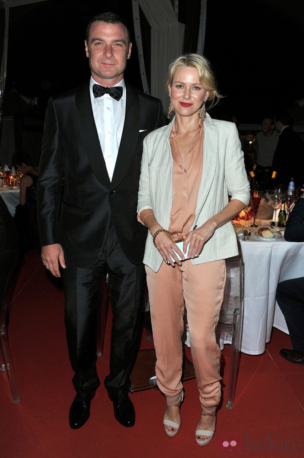 Liev Schreiber y Naomi Watts en la fiesta posterior a la apertura de la Mostra de Venecia 2012