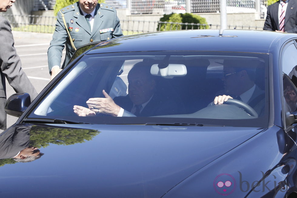 El Rey Juan Carlos echa la bronca a su chófer