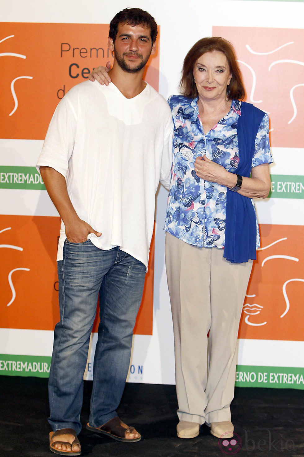 Fran Perea y Nuria Espert en los Premios Ceres 2012