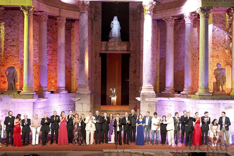 El jurado y los galardonados en los Premios Ceres 2012