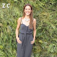 Raquel Sánchez-Silva en el desfile de DELPOZO en la Fashion Week Madrid
