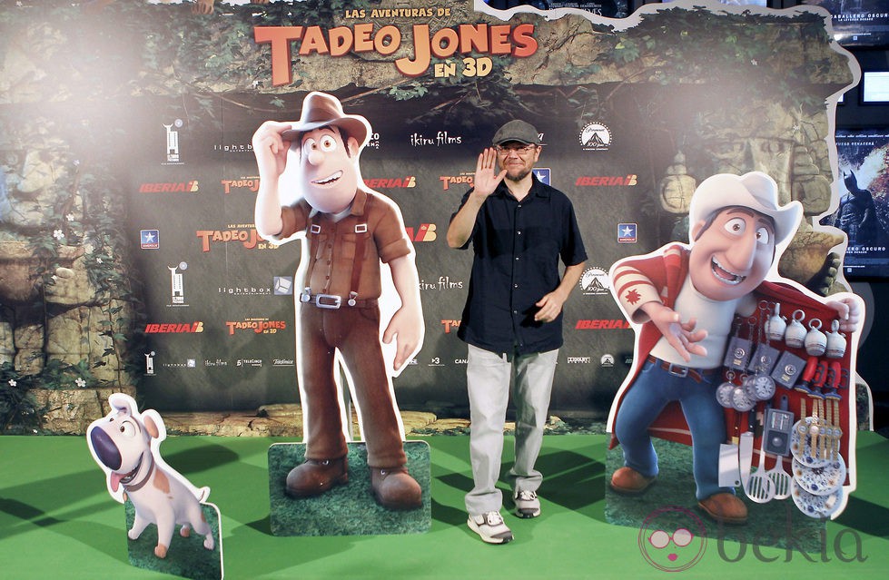 Santiago Segura en el estreno de 'Las aventuras de Tadeo Jones'