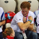 El Príncipe Harry presume de músculo en los Juegos Paralímpicos de Londres 2012