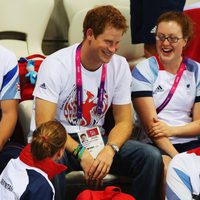 El Príncipe Harry en los Juegos Paralímpicos de Londres 2012