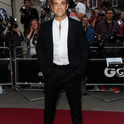 Robbie Williams en los Premios GQ Hombres del Año 2012 en Londres