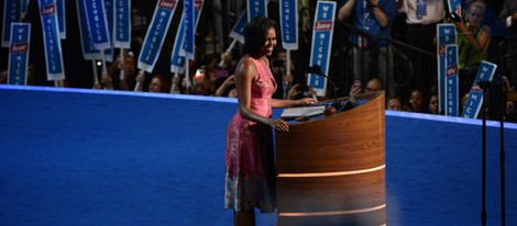 Michelle Obama en el discurso de la Convención Demócrata septiembre 2012