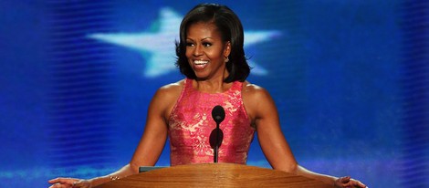Michelle Obama pronuncia el discurso de la Convención Demócrata septiembre 2012