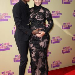 Wiz Khalifa y Amber Rose en los MTV Video Music Awards 2012